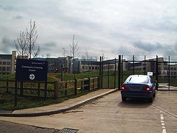 image: Community Learning Centre gate