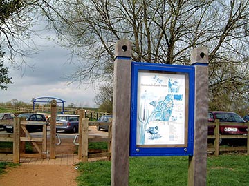 image: Entrance to Colne Valley walk